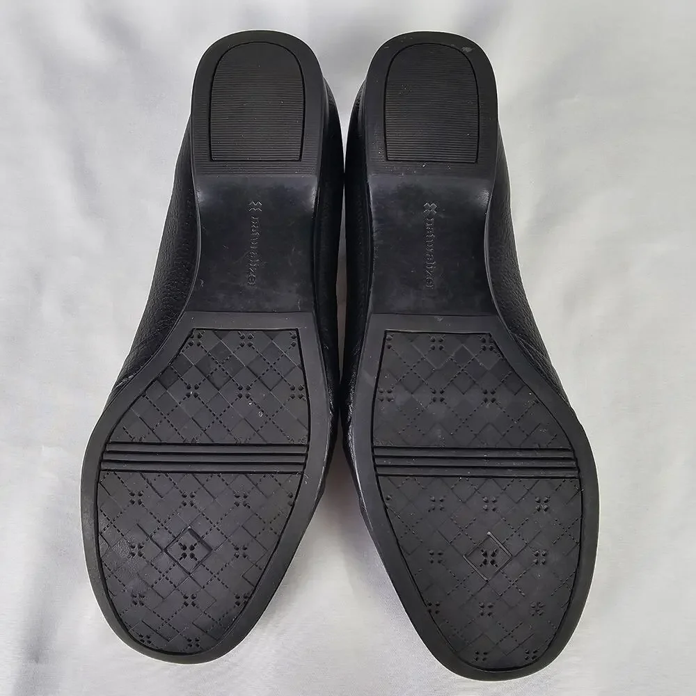 Naturalizer Jaye Black Leather Comfort Ballet Flats Shoes Womens Size 9 M EUR 39